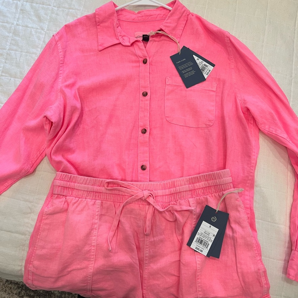 Universal Thread Pink Button Down Shirt